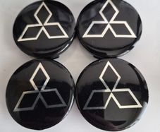 Mitsubishi centre caps 60mm - FREE POST
