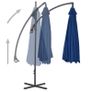 Cantilever Umbrella with Steel Pole 250x250 cm Azure Image 3