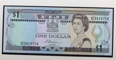 1983 Fiji Dollar Gem Uncirculated Banknote
