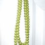SALE!  Lime Green Faux Pearl Necklace Image 5