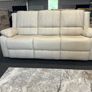 New Cream Microfibre Fabric sofas Easy Clean Image 5
