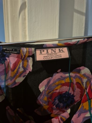 Designer Label "pink" Blouse 100% SILK