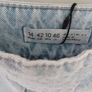 New Ladies Denim Pleated Skirt Size 14 Image 5