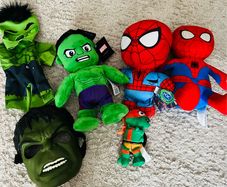 Superhero soft toys