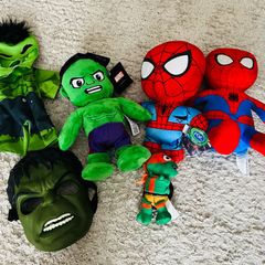 Superhero soft toys