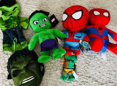 Superhero soft toys
