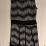 Chic Black & White Sleeveless Dress UK 14 Image 6