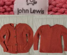John Lewis Designer Pink Cardigan