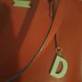 DKNY Red Leather Tote Bag Genuine Cow Leather Brand New Image 4