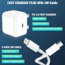 iPhone Charger Fast Charge 2Pack Fast Apple Charger Cable 2M/6FT iPhone Fast charger with USB C To Lightning Cable for iPhone 14 13 12 11 Pro Max XS XR X 8 7 6 Plus 5, iPad and iPod Image 6