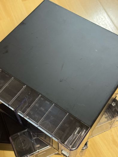 Stackable organising boxes for bits and bobs