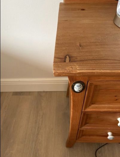 Small there drawer chest
