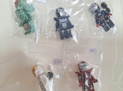 Lego Iron Man minifigures