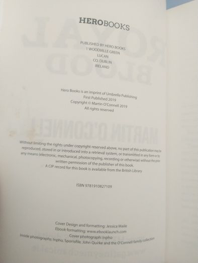 Martin O'Connell autobiography