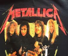 Metallica t-shirt size Small