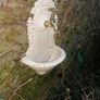 Victorian Style Hand-Painted Wall Water Fountain Cast Iron Image 2