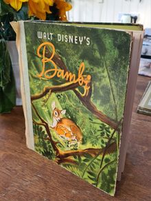 Vintage Disney Bambi book
