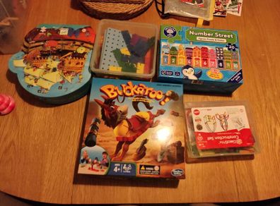 toys and books