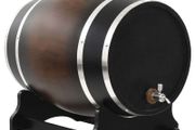 Wine Barrel with Tap Solid Pinewood 35 L