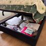 King sized Enzo Full Ottoman bed- Almost brand new Image 4