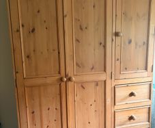 pine wardrobe