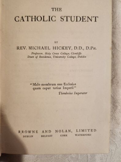5 X Rare Imbossed Maynooth Collegium  Books. All 1920s  Hardback In Good Condition.  See Photos For Condition.
