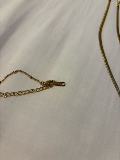 Gold Necklaces x2 - 18k Plated - Irish Charms x2