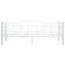 Bed Frame White Metal 90x200 cm Image 3