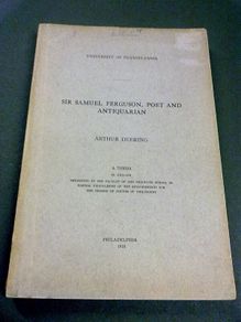 Sir Samuel Ferguson poet and antiquarian