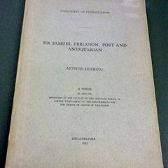 Sir Samuel Ferguson poet and antiquarian