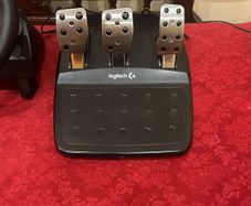 logitech steering wheel ,pedals ,gear stick