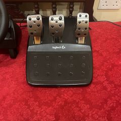 logitech steering wheel ,pedals ,gear stick