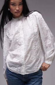 & Other Stories floral embroidered blouse