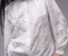 & Other Stories floral embroidered blouse