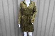 Pre Owned Primark Zebra Print Mini Shirt Dress