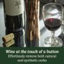Rechargeable Automatic Wine Opener With Vacuum Sealer Cork screw bottle opener 8hour charge | up to 80 bottles | Integrated foil cutter | Wine lovers gift Image 3