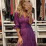 ZARA jacquard purple mini dress, Small, bloggers Image 6