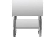 Commercial Ice Bin, 61.6 L Rolling Ice Chest on Wheels, 24 x 19.1 x 36.8 in Stainless Steel Cooler Cart with Sliding Lid, Bottom Storage Tray,