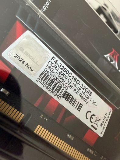 G.Skill Aegis DDR4 32gb (2x16Gb) 3200 Cl16