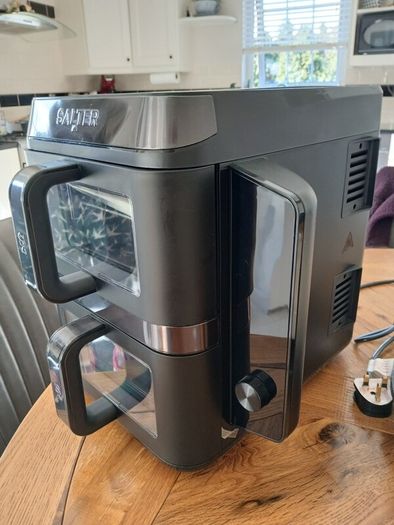 salter double air fryer brand new