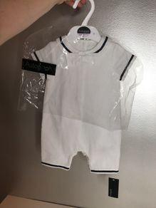 Autograph M&S christening sailer style romper
