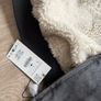 Shearling Jacket Faded Faux Zara Image 3