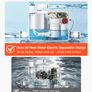 Utility Sink Pump 800W 12000L/h Flow 32.8 ft/10 m Head Macerator Pump, Waste Water Disposal Macerating Machine with 3 Inlets, for Basement, Kitchen, Sink, Shower, Bathtub, Laundry Gray Water Image 4