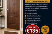 Deanta Walnut RB7 Solid Doors