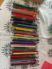 Coloured pencils