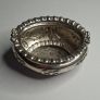 A sterling silver salt cellar by Walker & Hall, Birmingham, 1898 Image 2