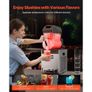 Commercial Slushy Machine, 12L Single Tank Frozen Drink Machine, 48 Cups Stainless Steel Margarita Smoothie Frozen Drink Maker Image 2