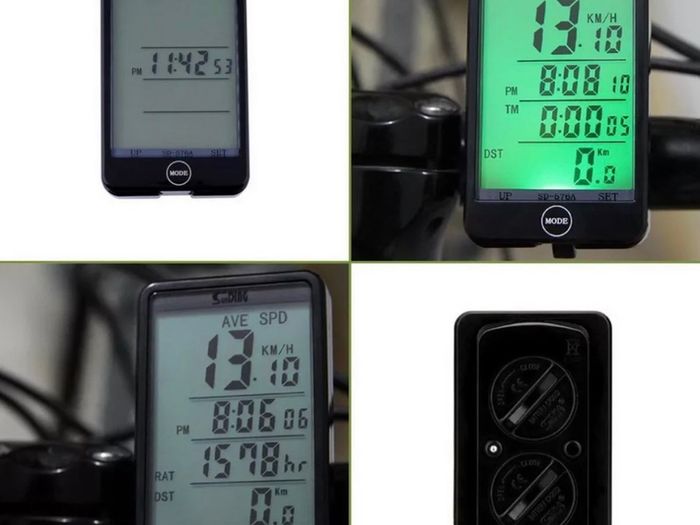 100% Brand-new Waterproof Auto Bike Computer Light Mode Touch Wired Bicycle Computer Cycling Speedometer with LCD Backlight