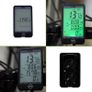 100% Brand-new Waterproof Auto Bike Computer Light Mode Touch Wired Bicycle Computer Cycling Speedometer with LCD Backlight Image 2