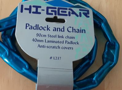Bike lock and chain